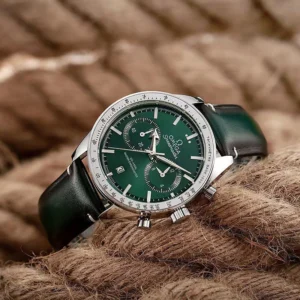 Luxurious Green Omega Watch For Men (SG-178)