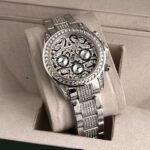 Men’s Rolex Watch Diamond Tiger Stainless Steel Edition Watch (SG-187)
