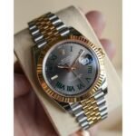 Men’s Rolex Watch With Stainless Steel Belt and Date (SG-185)