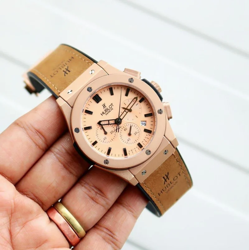 MSGe Your Style Hublot Big Bang Watch Brown Leather For Men (SG-253)