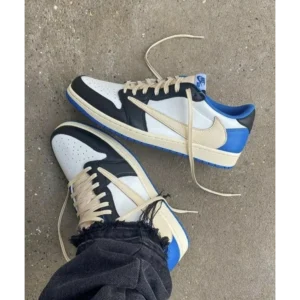 Classy Nike Air Jordan 1 Low Fragment Semi UA Shoes for Men (HS45)