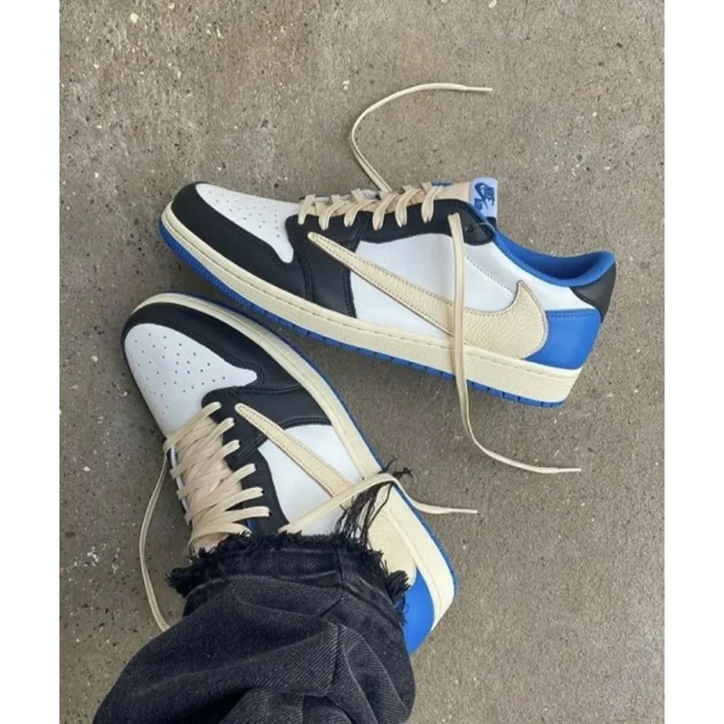 Classy Nike Air Jordan 1 Low Fragment Semi UA Shoes for Men (HS45)