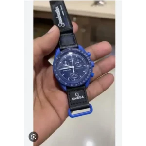 Omega Moon Watch Swiss Royal Blue For Men (CS187)