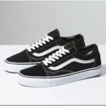 Trendy Vans Old Skool Black Shoes For Men (SHUB601)