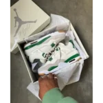 Imported Air Jordan Retro 4 Pine Green Shoes For Men (SOS2801)