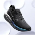 Trendy Assics Gel Nimbus 25 Platinum Black Shoes For Men (SHUB564)