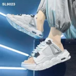 Premium Nike Air Jordan Retro 4 Slide White Cement Shoes For Men (QT317)