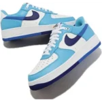 Trendy Nike Air Force 1 Split Light Photo Blue Shoes For Men (CSO4588)
