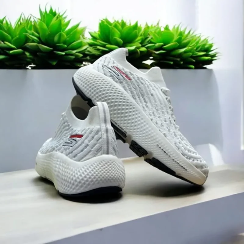 Premium Skechers Max Road Hyper Burst Triple White Shoes For Men (SW5876)