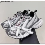 Trendy Balenciaga 3xl Silver Shoes For Men (SHUB736)