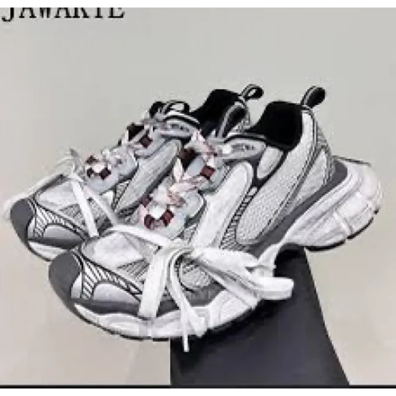 Trendy Balenciaga 3xl Silver Shoes For Men (SHUB736)