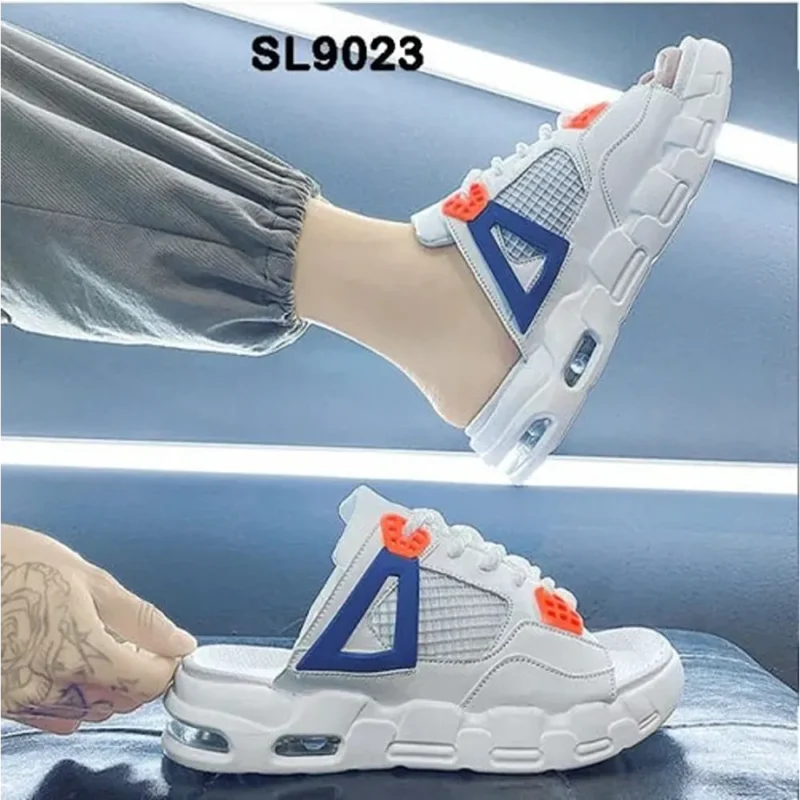 Premium Nike Air Jordan Retro 4 Thunder White Slide For Men (QT319)