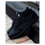 Premium Nike Air Jordan Retro 1 X Travis Scott Black Phantom Shoes For Men (HOF841)