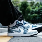 Trendy Air Jordan 1 Low Denim Blue Shoes For Men (CSO4474)