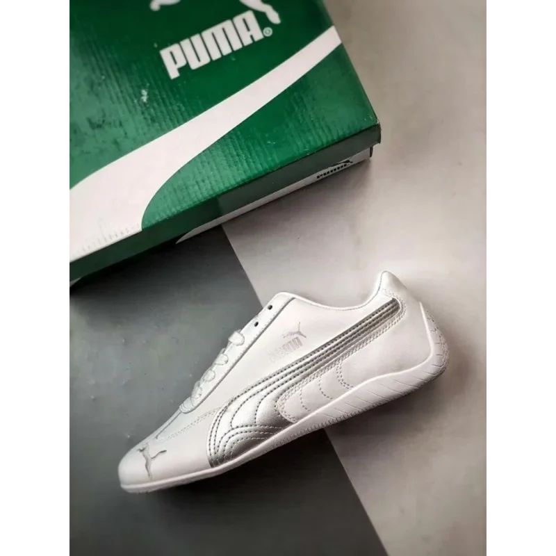 Classy Puma Speedcat Leather White Shoes For Men (SHH07715)