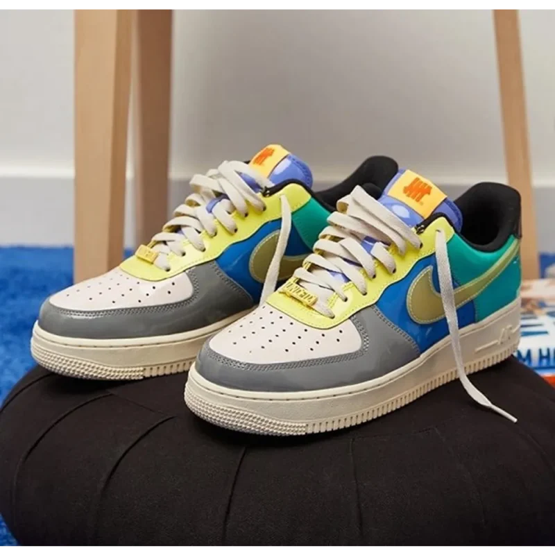 Stylish Undefeated X Nike Air Force 1 Low Patent Shoes For Men (SW5807)