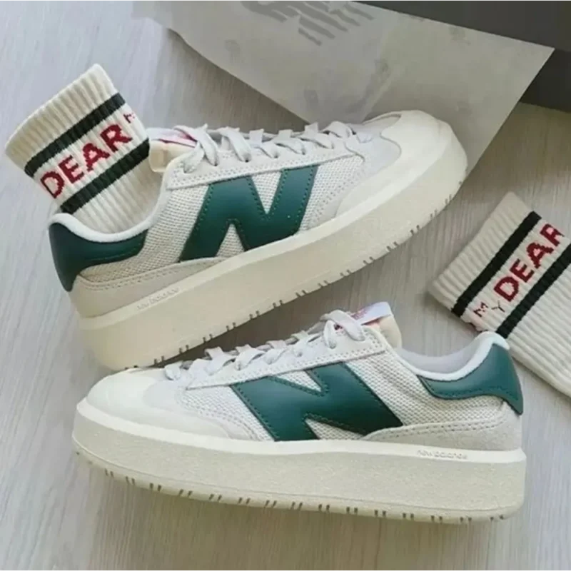 Premium New Balance Ct302 Beige Green Shoes For Men (SW6528)