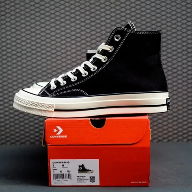 p-112-13-20-59-476047.webp Trendy Converse Chuck Taylor 70s High Black Shoes For Men (SHUB639)