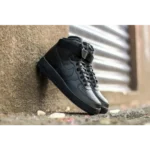 Imported Nike Air Force 1 Mid Black Shoes For Men (SOS2868)