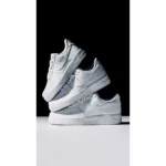Trendy Nike Air Force 1 White Pure Leather Shoes For Men (SW5707)