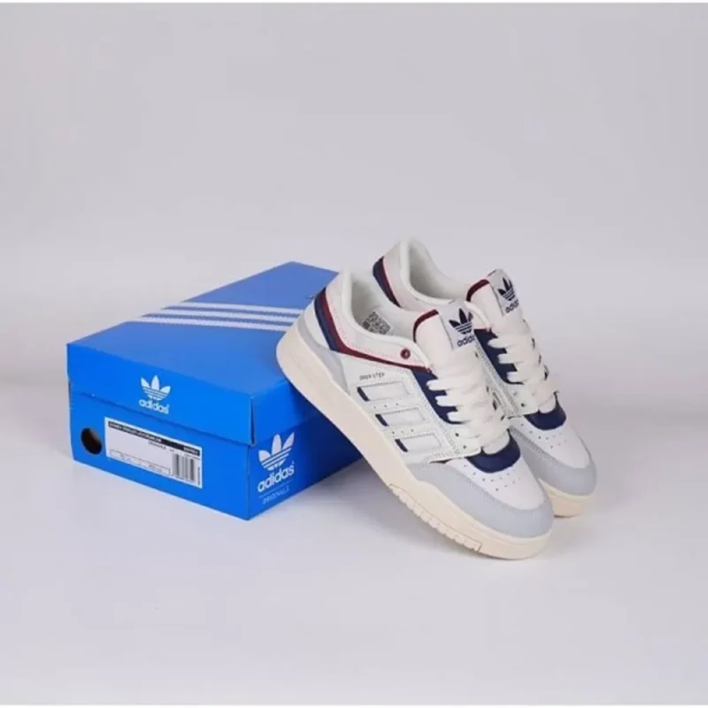 Classy Adidas Drop Step White Blue Shoes For Men (SHH07891)