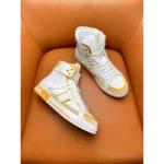 Stylish Dolce & Gabbana Calfskin 2.0 Custom High Yellow Shoes For Men (SW5772)