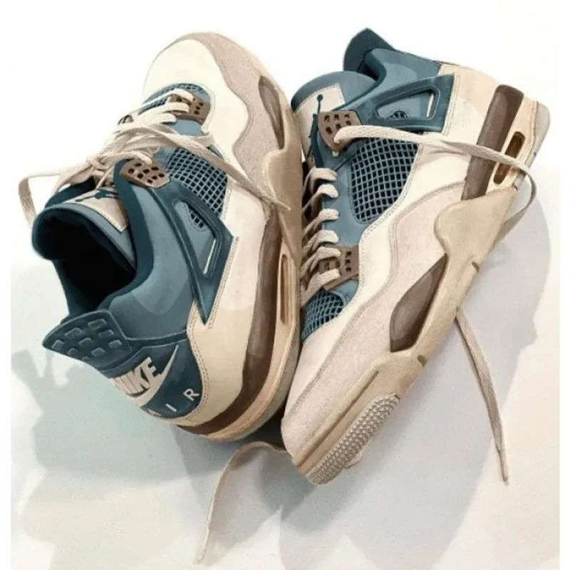 Imported Nike Air Jordan Retro 4 Snorlax Custom Shoes For Men (SW5904)