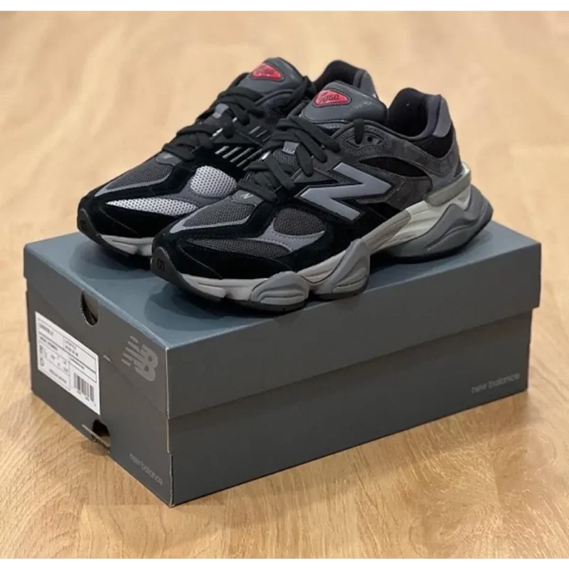 Trendy New Balance 9060 Black Castlerock Shoes For Men (SW6578)