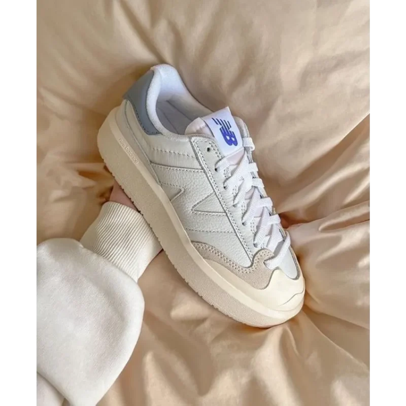 Classy New Balance Ct302 White And Hazy Blue Shoes For Men (SHH07803)