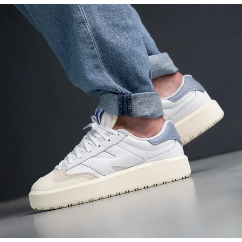 Classy New Balance Ct302 White And Hazy Blue Shoes For Men (SHH07803)