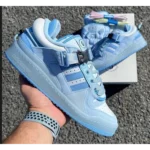 Trendy Adidas Fourm Bad Bunny Tint Blue Shoes For Men (SHUB531)