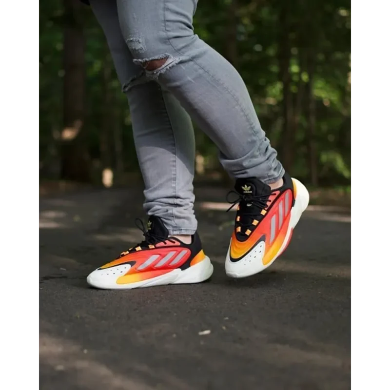 Trendy Adidas Ozelia Fiery Orange Shoes For Men (SHUB644)