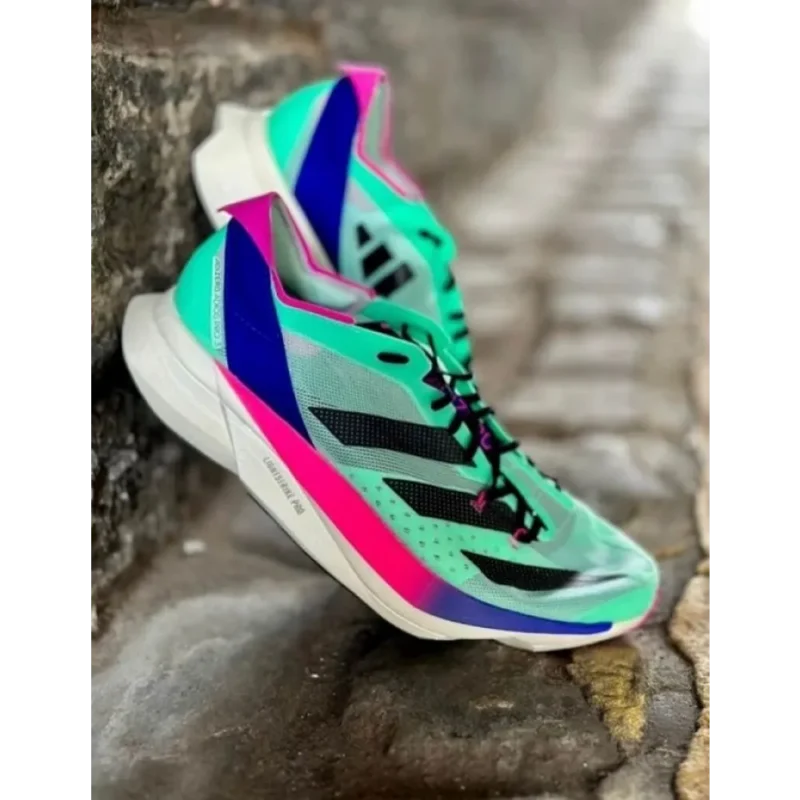 Trendy Adidas Adizero Adios Pro 3 Neon Black Blue Shoes For Men (SW5712)