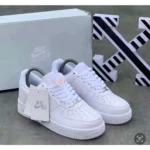 Premium Nike Air Force 1 White Pure Leather Shoes For Men (GF1249)
