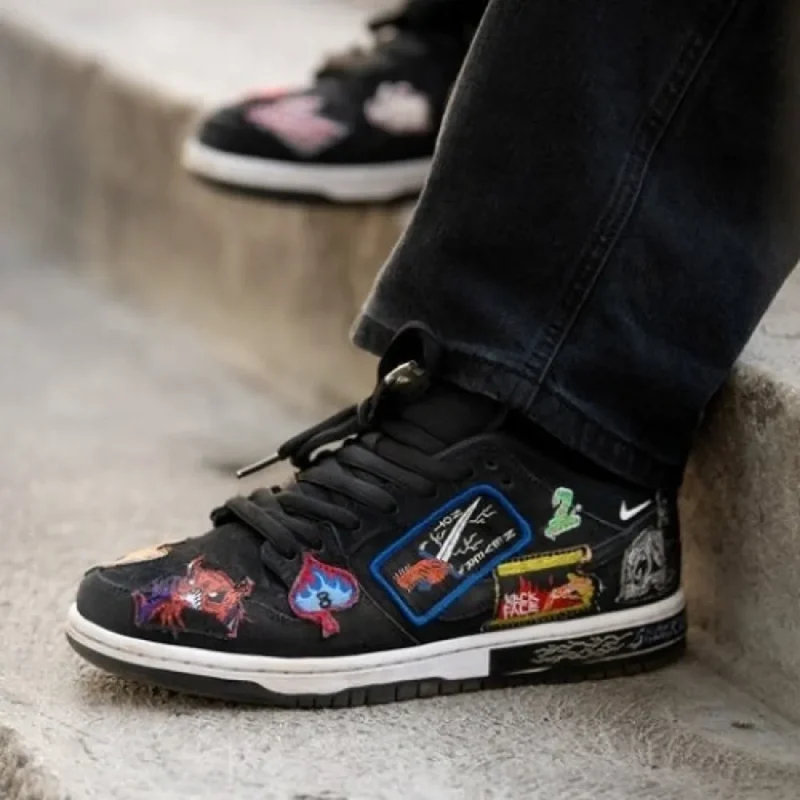 Trendy Nike Sb Dunk Low Neck Face Shoes For Men (CSO4555)