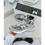 Trendy New Balance 990 V6 Classic Grey Reflective Shoes For Men (SHUB646)