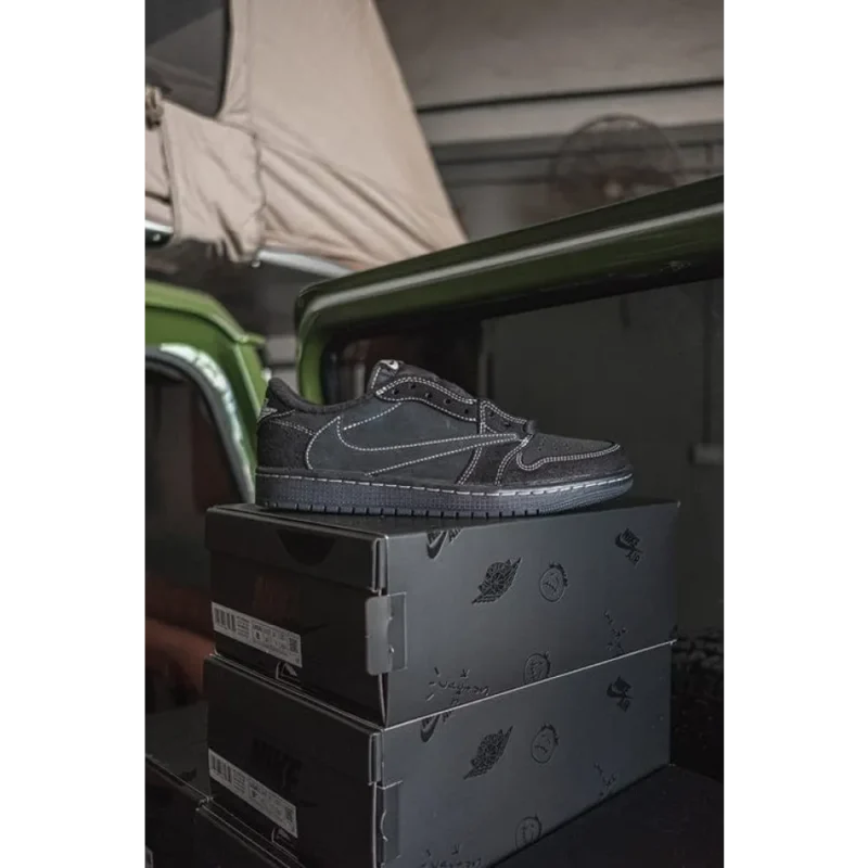 Classy Nike Air Jordan Retro 1 Low X Travis Scott Shoes For Men (SHH07721)