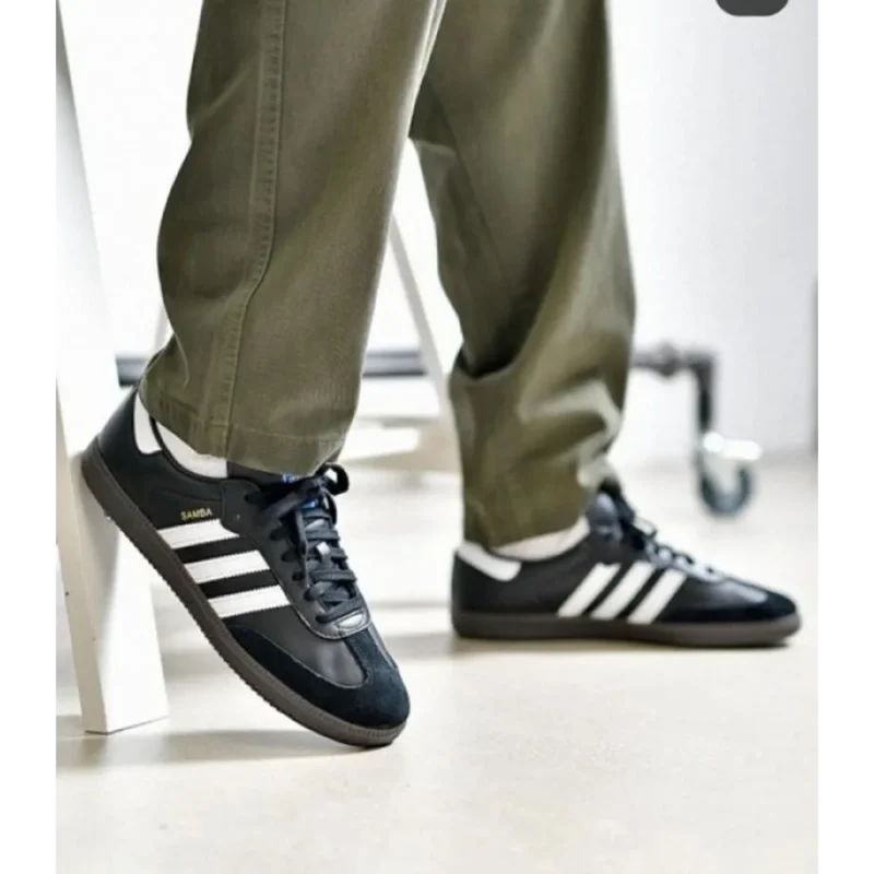 Classy Adidas Samba Black Shoes For Men (SHH07722)