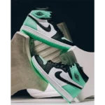 Trendy Nike Air Jordan 1 High Green Glow Shoes For Men (SW5714)
