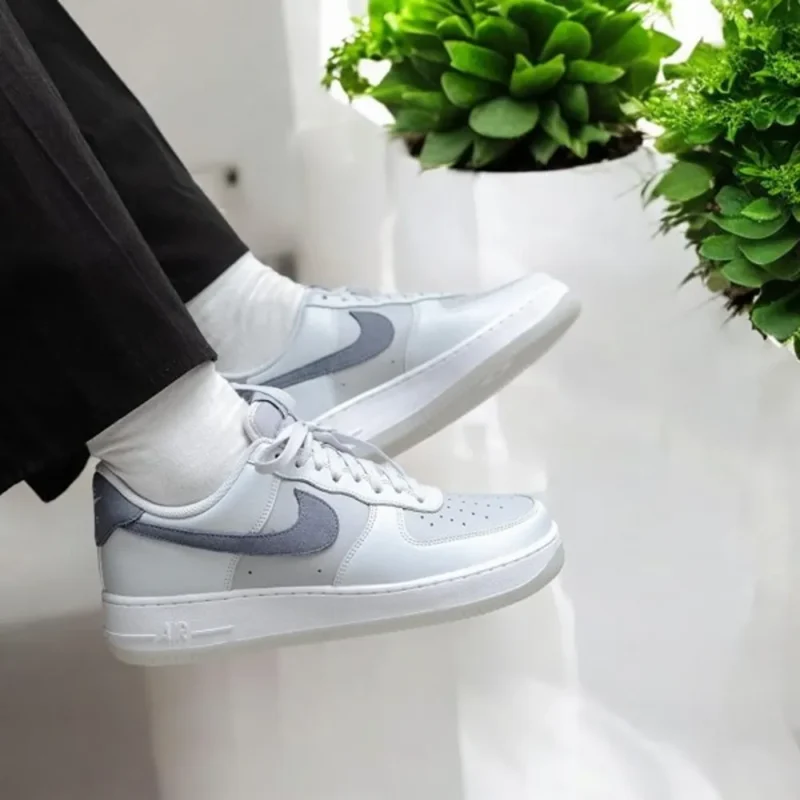 Trendy Nike Air Force 1 Low 07 Lv8 Pure Platinum Shoes For Men (SW5716)