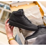 Premium Nike Air Force 1 Full Black Mid For Men (HOF849)