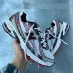 Classy New Balance 740 Silver Red Shoes For Men (SHH07812)