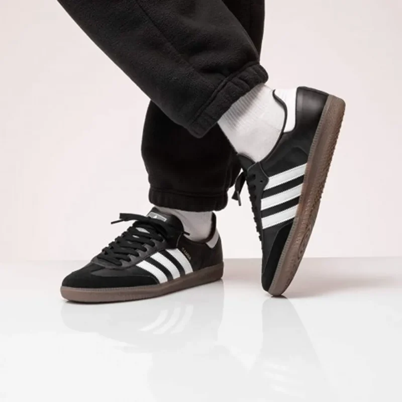 Trendy Adidas Samba Black To Black Shoes For Men (SHUB544)