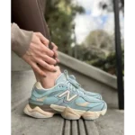 Stylish New Balance 9060 Blue Haze Shoes For Men (HOF911)