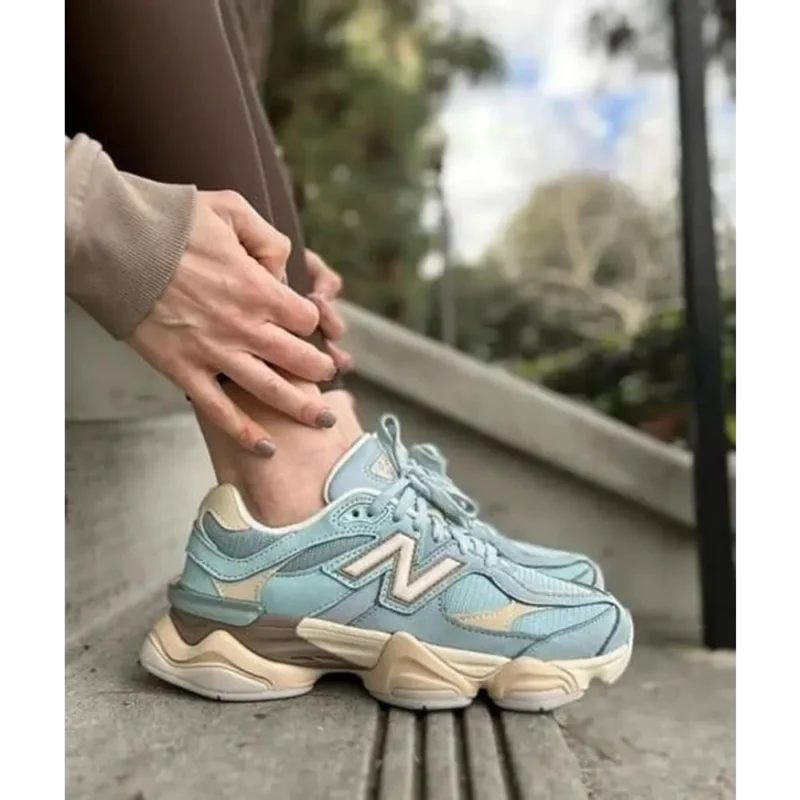 Stylish New Balance 9060 Blue Haze Shoes For Men (HOF911)