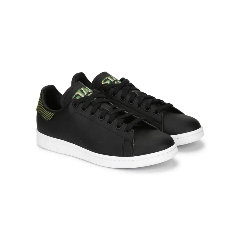 Trendy Adidas Originals Stan Smith Black Shoes For Men (BH1078)