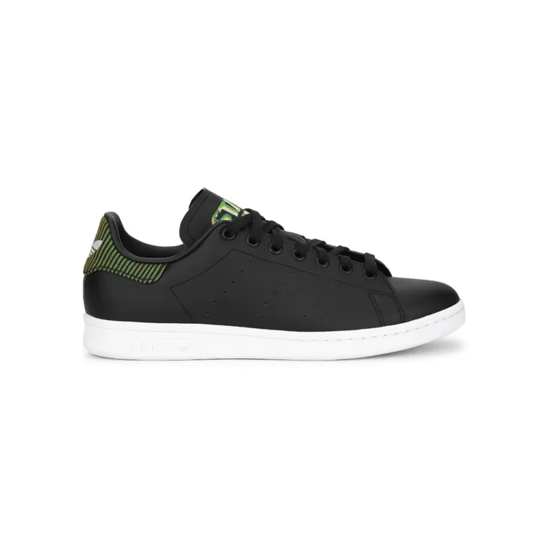 Trendy Adidas Originals Stan Smith Black Shoes For Men (BH1078)