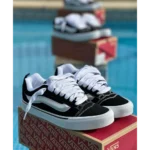 Premium Vans Knu Skool Black White Shoes For Men (SW6509)