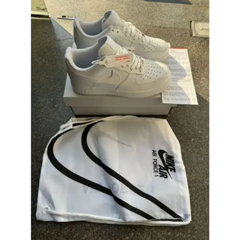 Premium Nike Air Force 1 White Pure Leather Shoes For Men (GF1252)