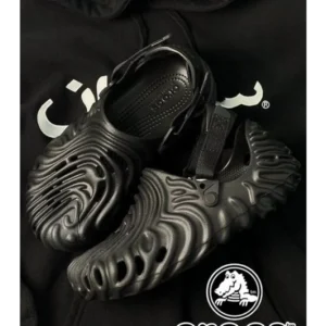 Premium Crocs Salehe Bembury Black For Men (HOF860)